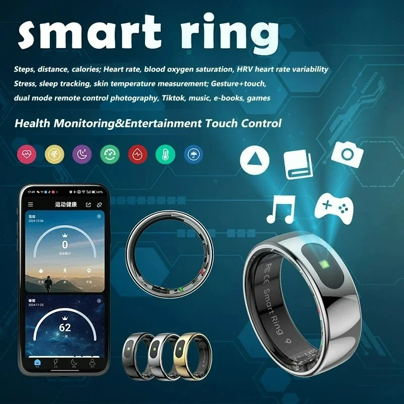 Temperature Ring Skin - خاتم ذكي رقمي جديد من 