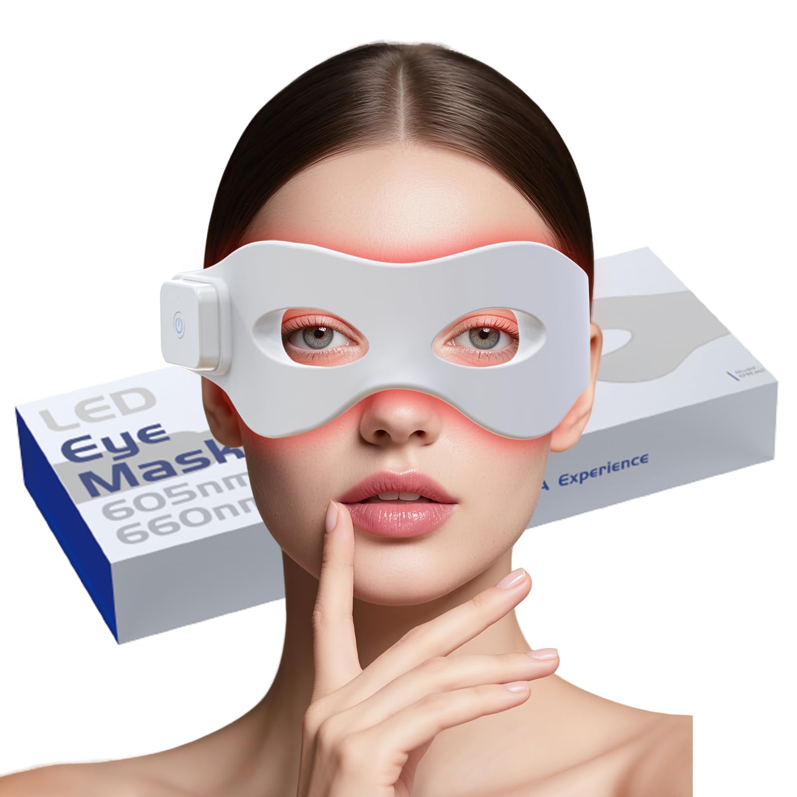 Light Therapy Glasses - جهاز تدليك العين بالضوء الأحمر ثلاثي